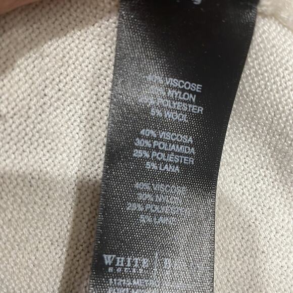 White House Black Market Black and White Open Cardigan - Picture 4 of 4